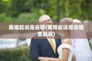 离婚起诉是去哪(离婚起诉是去哪里起诉)