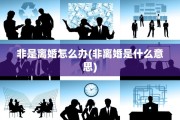 非是离婚怎么办(非离婚是什么意思)