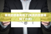 我真的想要离婚了(我真的想要离婚了小说)