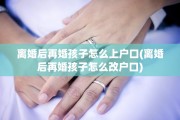 离婚后再婚孩子怎么上户口(离婚后再婚孩子怎么改户口)