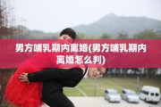 男方哺乳期内离婚(男方哺乳期内离婚怎么判)
