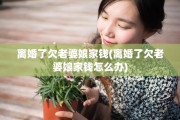 离婚了欠老婆娘家钱(离婚了欠老婆娘家钱怎么办)