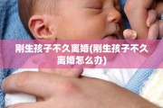 刚生孩子不久离婚(刚生孩子不久离婚怎么办)