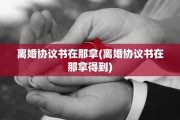离婚协议书在那拿(离婚协议书在那拿得到)