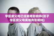 学区房父母已经离婚影响吗(孩子学区房父母离婚有影响吗)