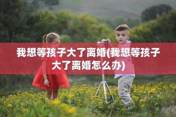 我想等孩子大了离婚(我想等孩子大了离婚怎么办)