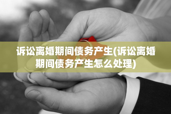 诉讼离婚期间债务产生(诉讼离婚期间债务产生怎么处理)