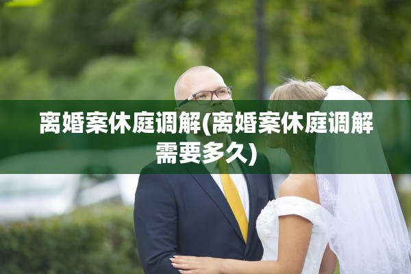 离婚案休庭调解(离婚案休庭调解需要多久)