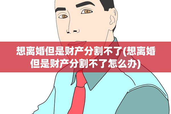 想离婚但是财产分割不了(想离婚但是财产分割不了怎么办)