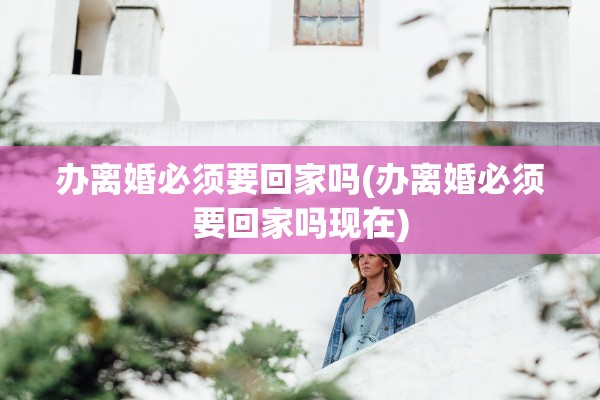 办离婚必须要回家吗(办离婚必须要回家吗现在)