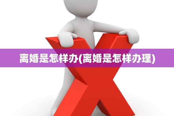 离婚是怎样办(离婚是怎样办理)