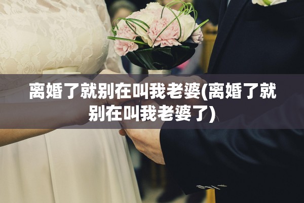 离婚了就别在叫我老婆(离婚了就别在叫我老婆了)