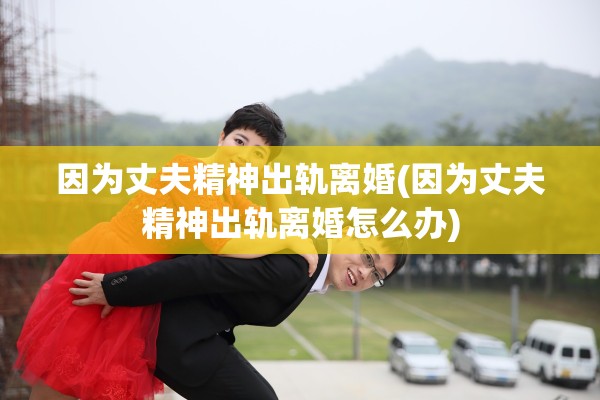 因为丈夫精神出轨离婚(因为丈夫精神出轨离婚怎么办)