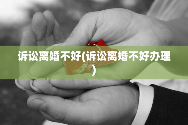 诉讼离婚不好(诉讼离婚不好办理)