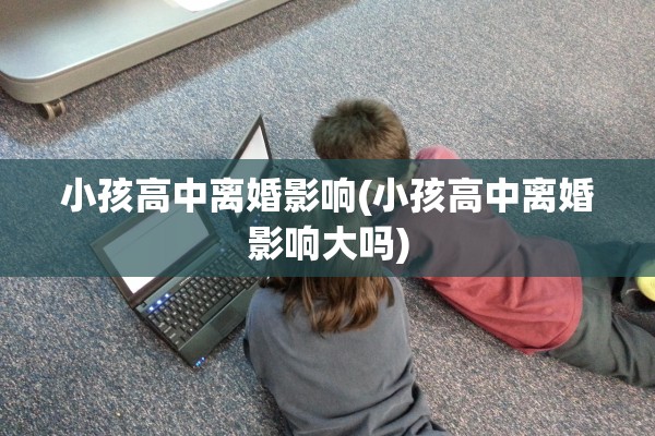 小孩高中离婚影响(小孩高中离婚影响大吗)