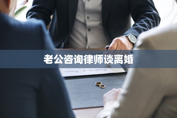 老公咨询律师谈离婚