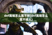 dnf离婚怎么离不掉(dnf离婚怎么离不掉人)