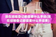 现在结婚登记都需要什么手续(现在结婚登记都需要什么手续费)