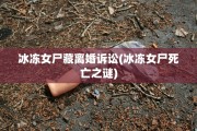 冰冻女尸藏离婚诉讼(冰冻女尸死亡之谜)