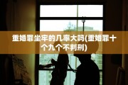 重婚罪坐牢的几率大吗(重婚罪十个九个不判刑)