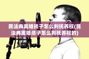 民法典离婚孩子怎么判抚养权(民法典离婚孩子怎么判抚养权的)