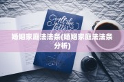 婚姻家庭法法条(婚姻家庭法法条分析)