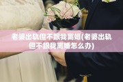 老婆出轨但不跟我离婚(老婆出轨但不跟我离婚怎么办)