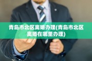 青岛市北区离婚办理(青岛市北区离婚在哪里办理)