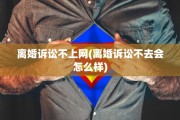 离婚诉讼不上网(离婚诉讼不去会怎么样)