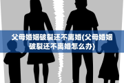 父母婚姻破裂还不离婚(父母婚姻破裂还不离婚怎么办)