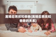 离婚后男孩和爸爸(离婚后男孩和爸爸的关系)