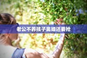老公不养孩子离婚还要抢
