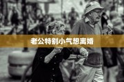 老公特别小气想离婚