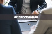 老公因欠钱要离婚