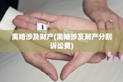 离婚涉及财产(离婚涉及财产分割诉讼费)