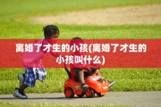 离婚了才生的小孩(离婚了才生的小孩叫什么)
