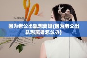 因为老公出轨想离婚(因为老公出轨想离婚怎么办)