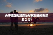 夫妻离婚就家暴(夫妻离婚就家暴怎么办)