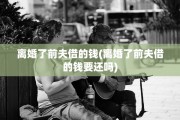 离婚了前夫借的钱(离婚了前夫借的钱要还吗)