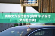 离婚女方首付的车(离婚 车子首付女方给的钱)