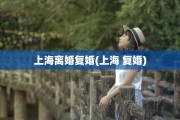 上海离婚复婚(上海 复婚)