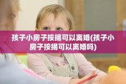 孩子小房子按揭可以离婚(孩子小房子按揭可以离婚吗)