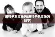 没孩子就离婚吗(没孩子就离婚吗知乎)
