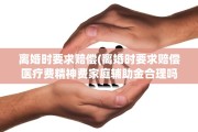 离婚时要求赔偿(离婚时要求赔偿医疗费精神费家庭辅助金合理吗)