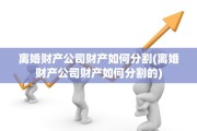 离婚财产公司财产如何分割(离婚财产公司财产如何分割的)