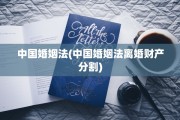 中国婚姻法(中国婚姻法离婚财产分割)