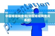 中国婚姻网查询(中国婚姻网查询系统)