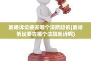 离婚诉讼要去哪个法院起诉(离婚诉讼要去哪个法院起诉呢)