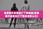 老婆聊天被看到打了要离婚(老婆聊天被看到打了要离婚怎么办)