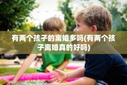 有两个孩子的离婚多吗(有两个孩子离婚真的好吗)